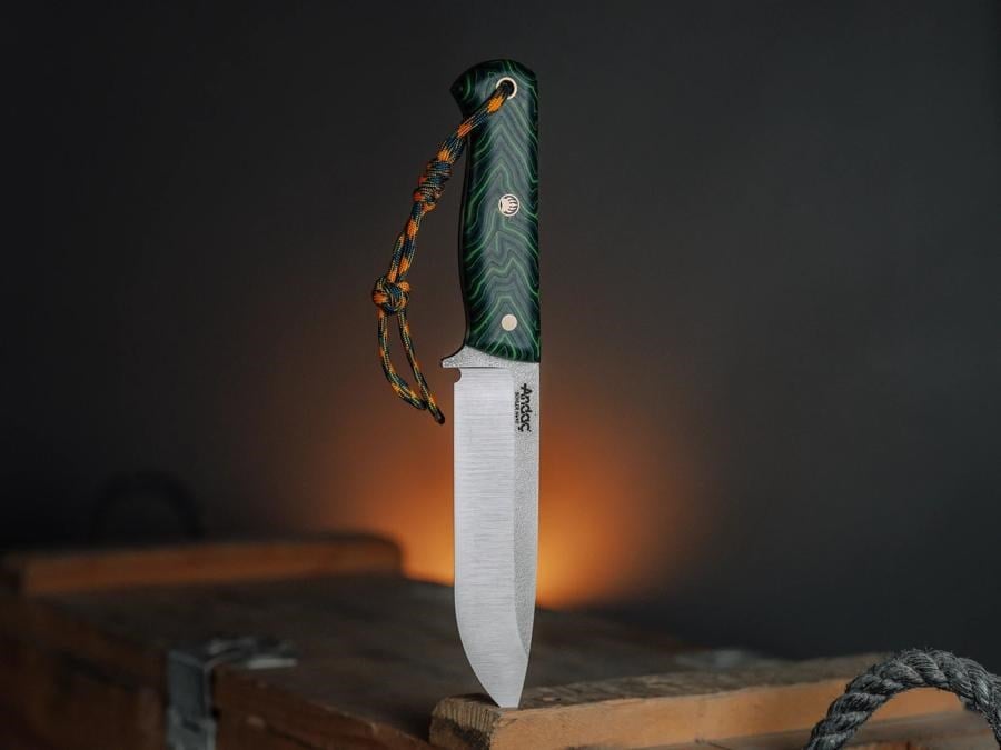 Ares - Yeşil Micarta Kabza