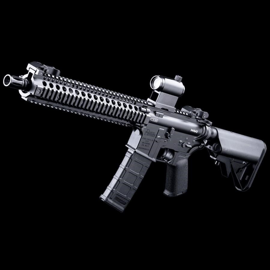 EMG Daniel Defense Lisanslı DDM4A1 Block II 12'' SIYAH Airsoft Tüfek Platinum QBS 400FPS