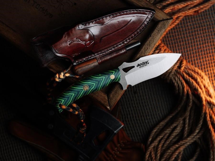 Hawk - Yeşil Micarta Kabza