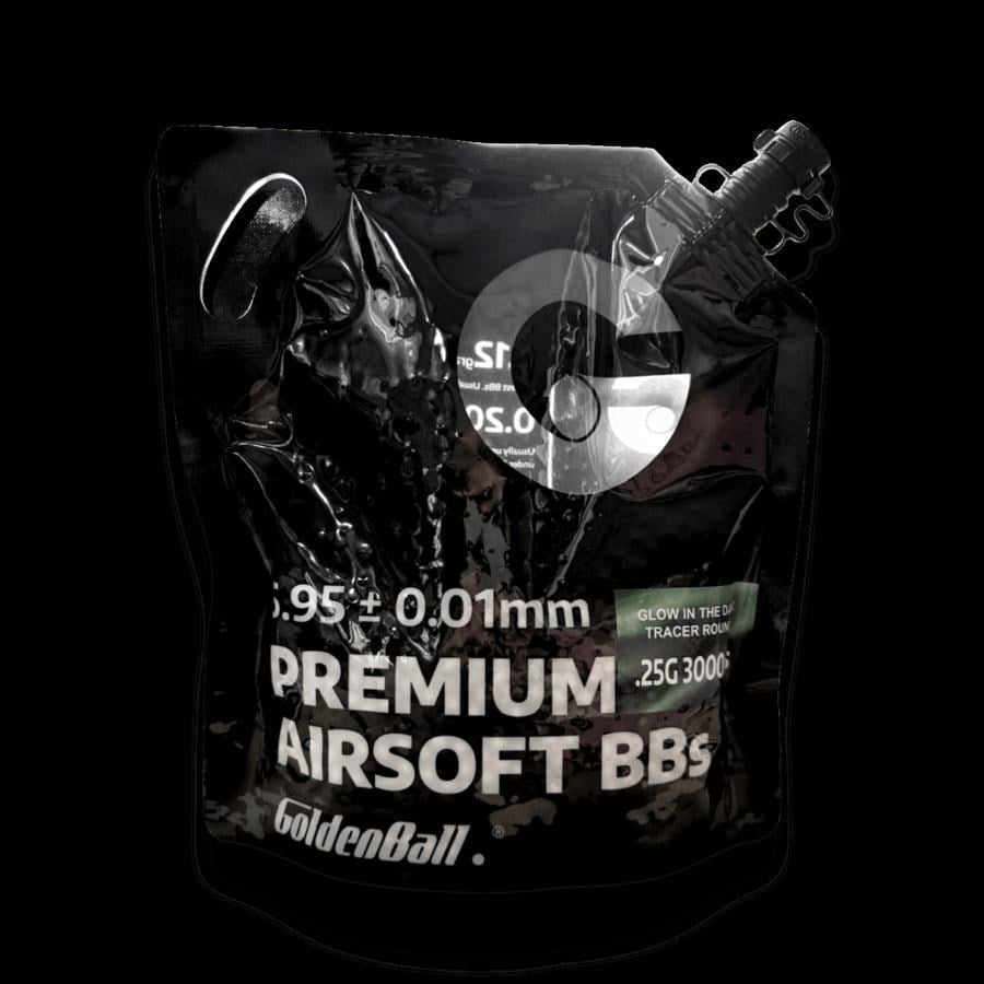 ISGairsoft TRACER BB 0.25g 3000adet 1KG Airsoft izli Mermi