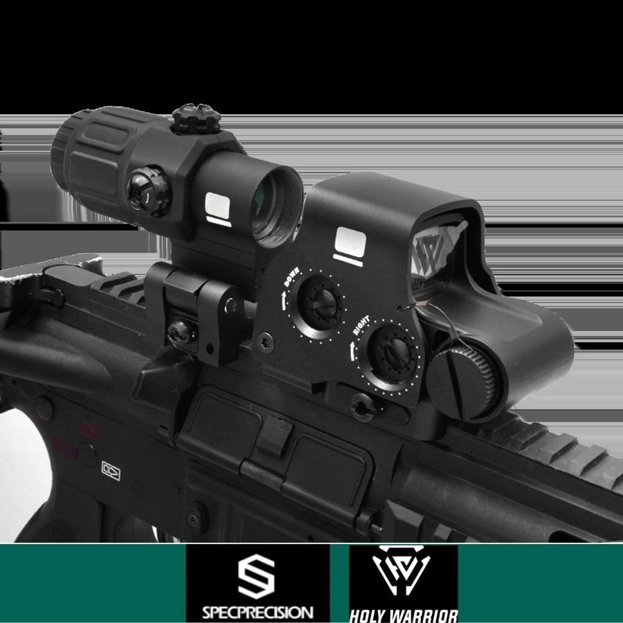 SP HolyWarrior S1 BLACK COMBO SET: EXPS3 RedDot & G33 3X Magnifier