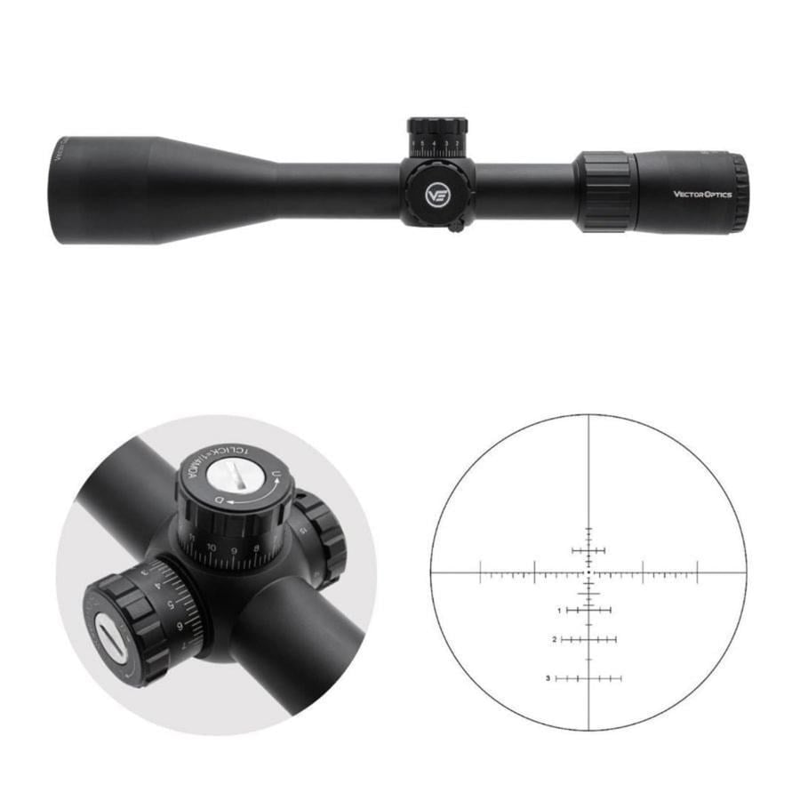 Vector Optics Everest 3-18x50SFP Gen II Tüfek Dürbünü SCOL-06II