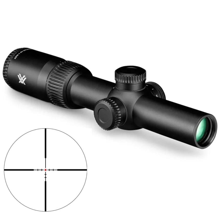 Vortex Crossfire HD 1-4x24 SFP Dead-Hold 2A BDC MOA Tüfek Dürbünü - CFR-1401I