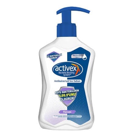 Activex Sıvı Sabun Antibakteriyel Hassas 500 ml