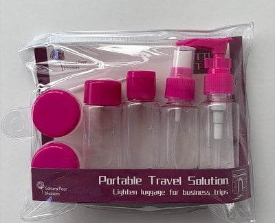 ARH***Alsa Seyahat Seti 6 Lı Pembe AG-2401 ALS*15-1