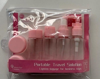ARH***Alsa Seyahat Seti 6Lı Açık Pembe AG-2407 ALS*15-1