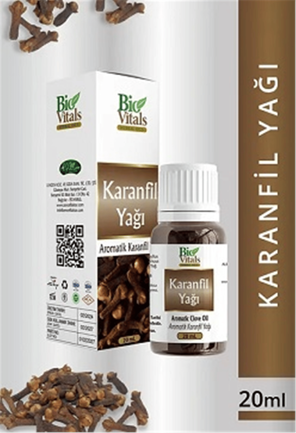 Bio Vitals Yağ 20ml Karanfil