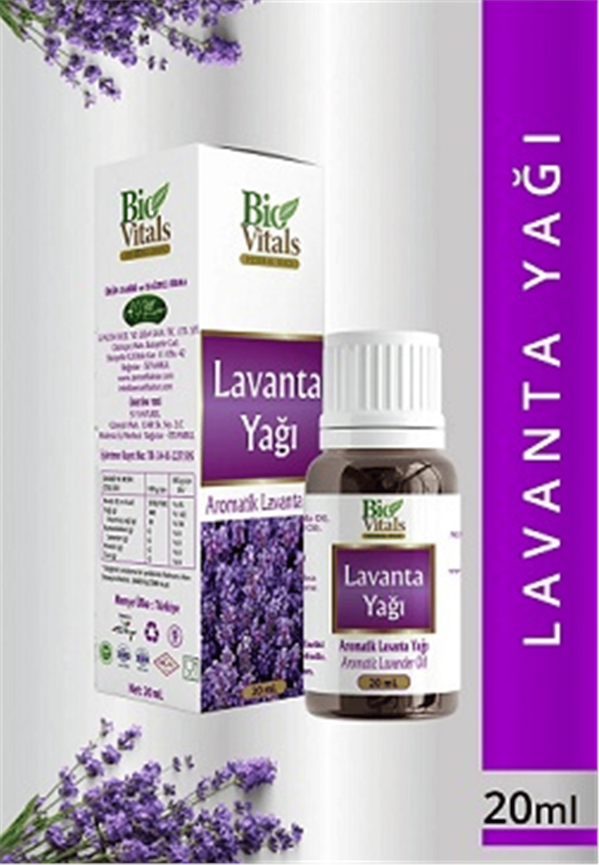 Bio Vitals Yağ 20ml Lavanta