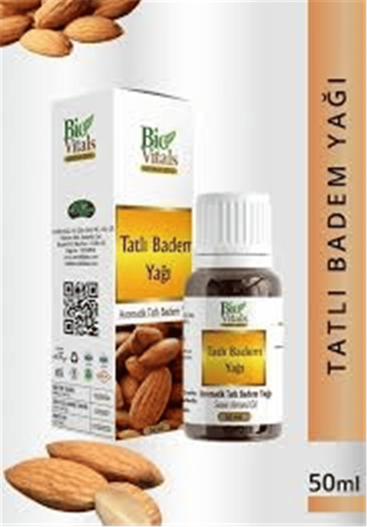 Bio Vitals Yağ 50ml Tatlı Badem