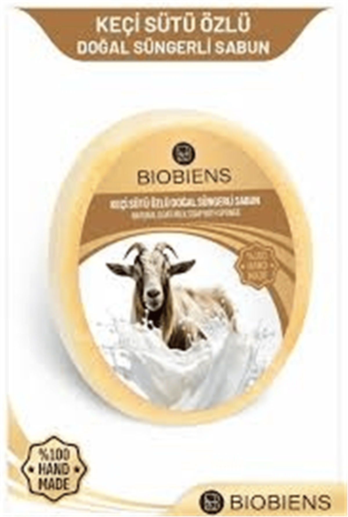 Biobiens 130gr Süngerli Sabun Keçi Sütü