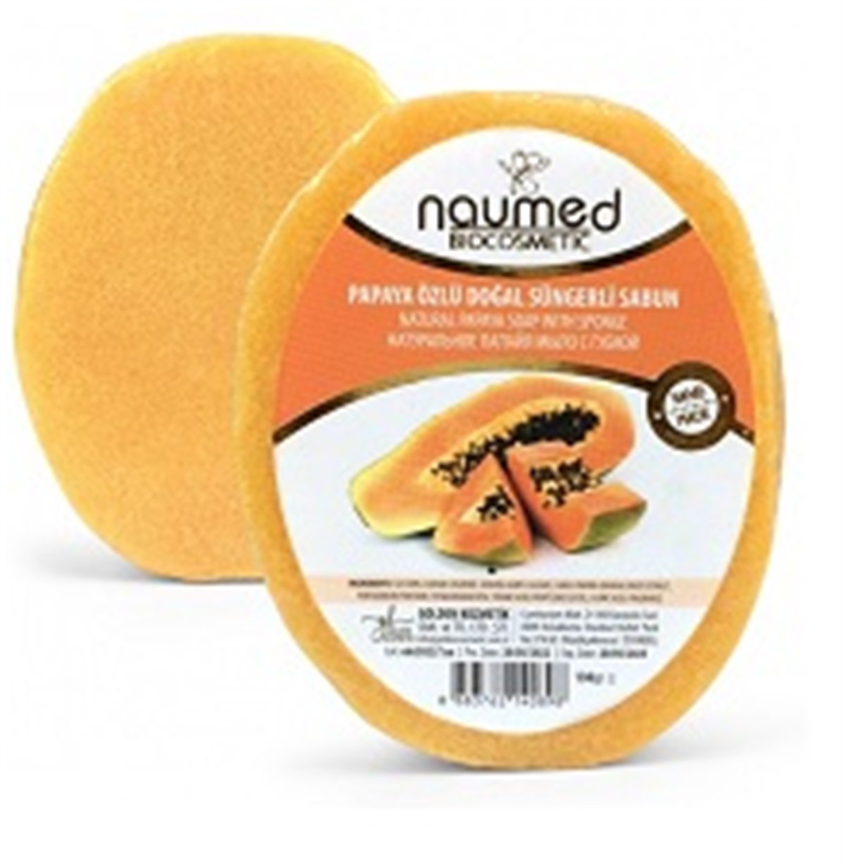 Biobiens 130gr Süngerli Sabun Papaya