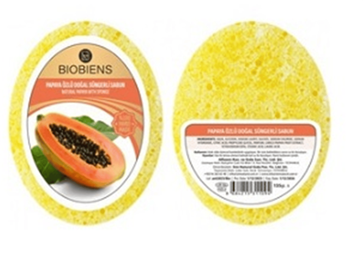 Biobiens 130gr Süngerli Sabun Safran Özlü