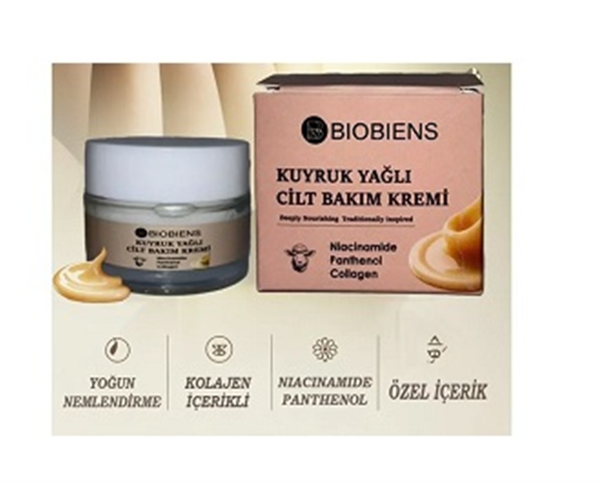 Biobiens Kuyruk Yağlı Cilt Bakım Kremi 50ml