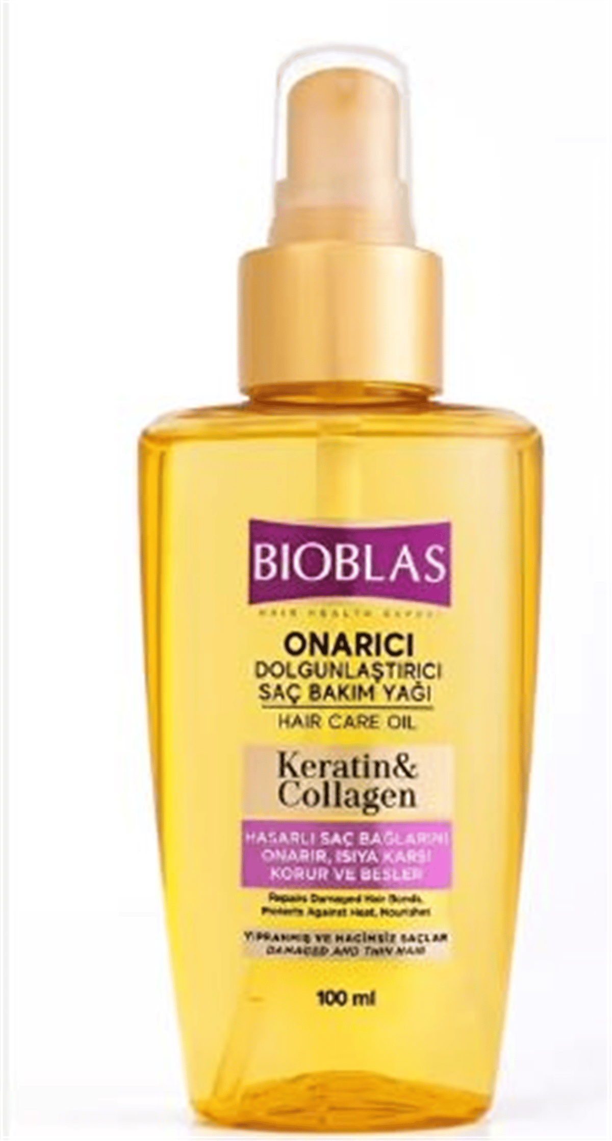 Bioblas Saç Bakım Yağı Kolajen-Keratin 100ml