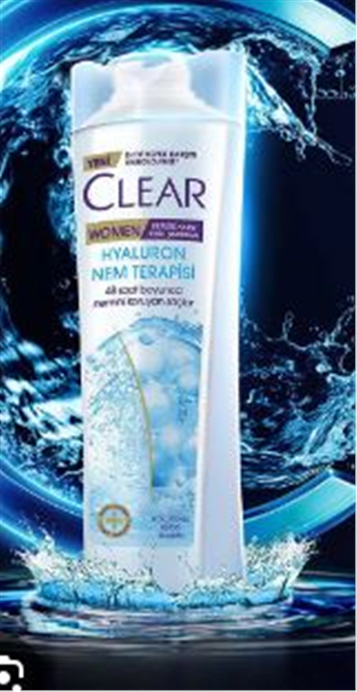 Clear Şampuan Bayan Hyaluron Nem 350ml