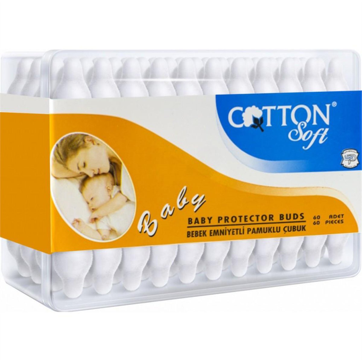 Cotton Kulak Çubuğu 60'lı Bebe