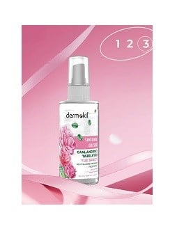 Dermokil Doğal Gül Suyu Canlandırıcı Tazeleyici Yüz Spreyi 50ml