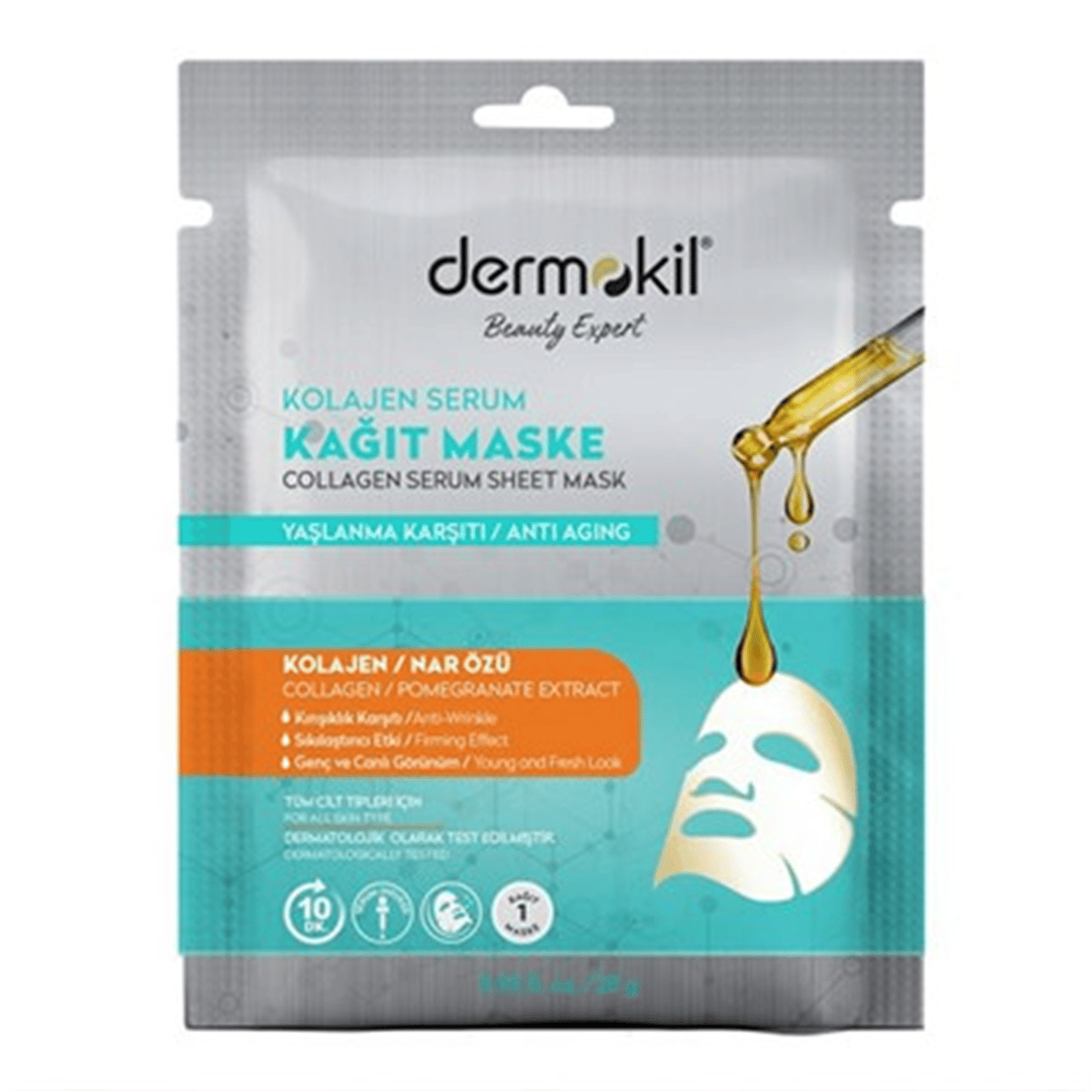 Dermokil Kağıt Maske Collagen Serum 23gr