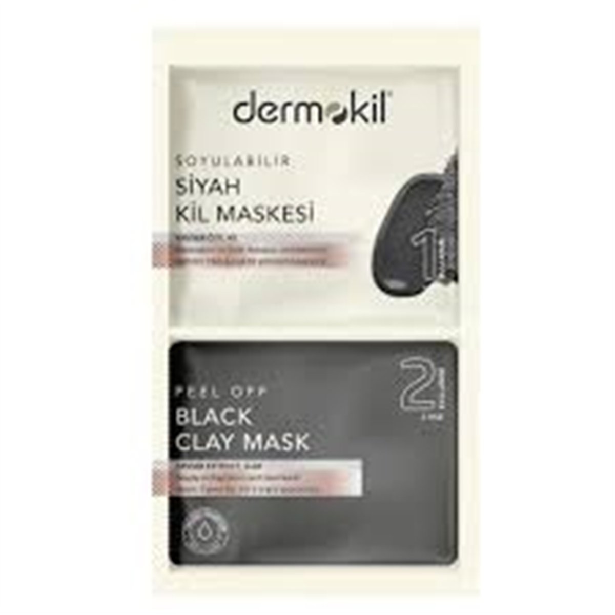 Dermokil Soyulabilir Siyah  Maske 2* 7.5 ml