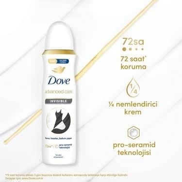 Dove Deodorant Bayan Insivible Dry 150ml
