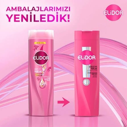 Elidor Şampuan Güçlü ve Parlak 400ml