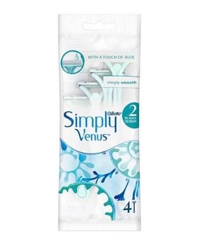 Gillette Venüs 2 Simply Poşet 4'lü