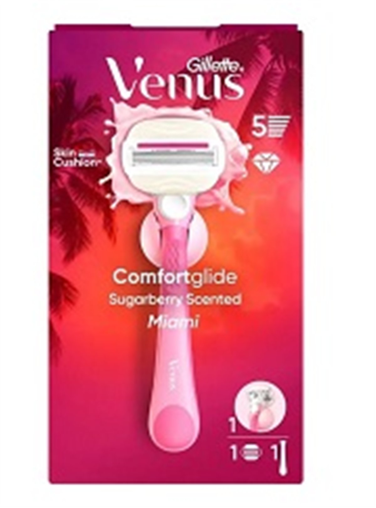 Gillette Venüs Comforttglide Miami Makina  H+1 Yedek