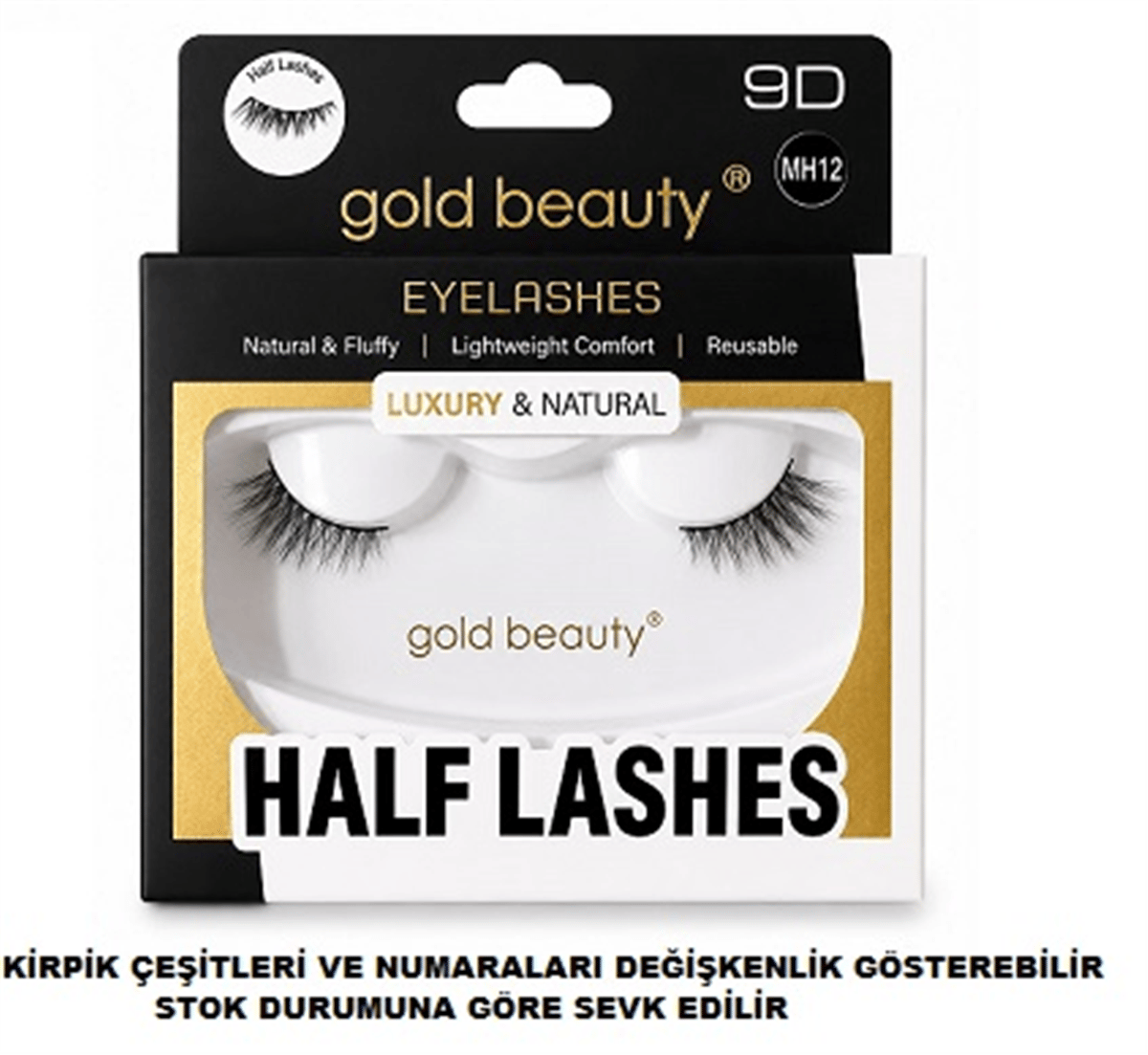 Gold Beauty Takma Kirpik İpek Luxury