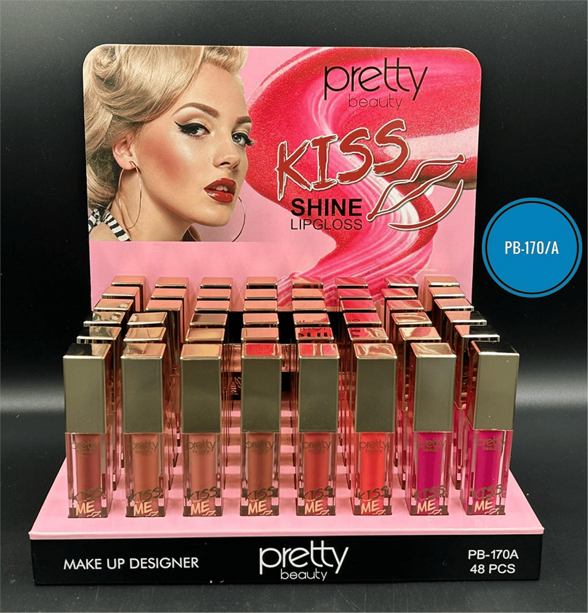 Gold Pretty Shine Lip Gloss Pb-170A