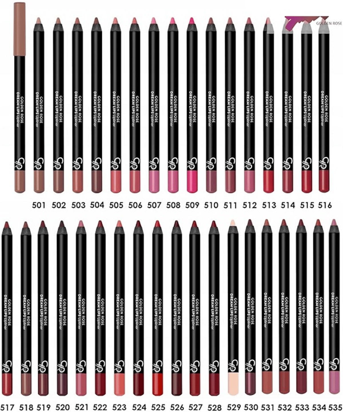 Golden Rose Dreams Lips Lipliner No:518
