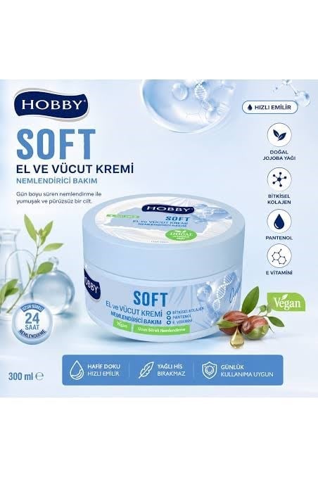 Hobby Krem Soft Aloevera 250ml