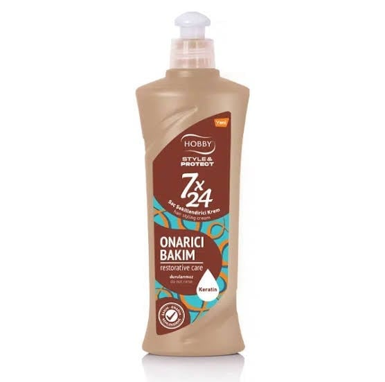 Hobby Saç Şekillendirici Krem 7×24 Keratin 250ml