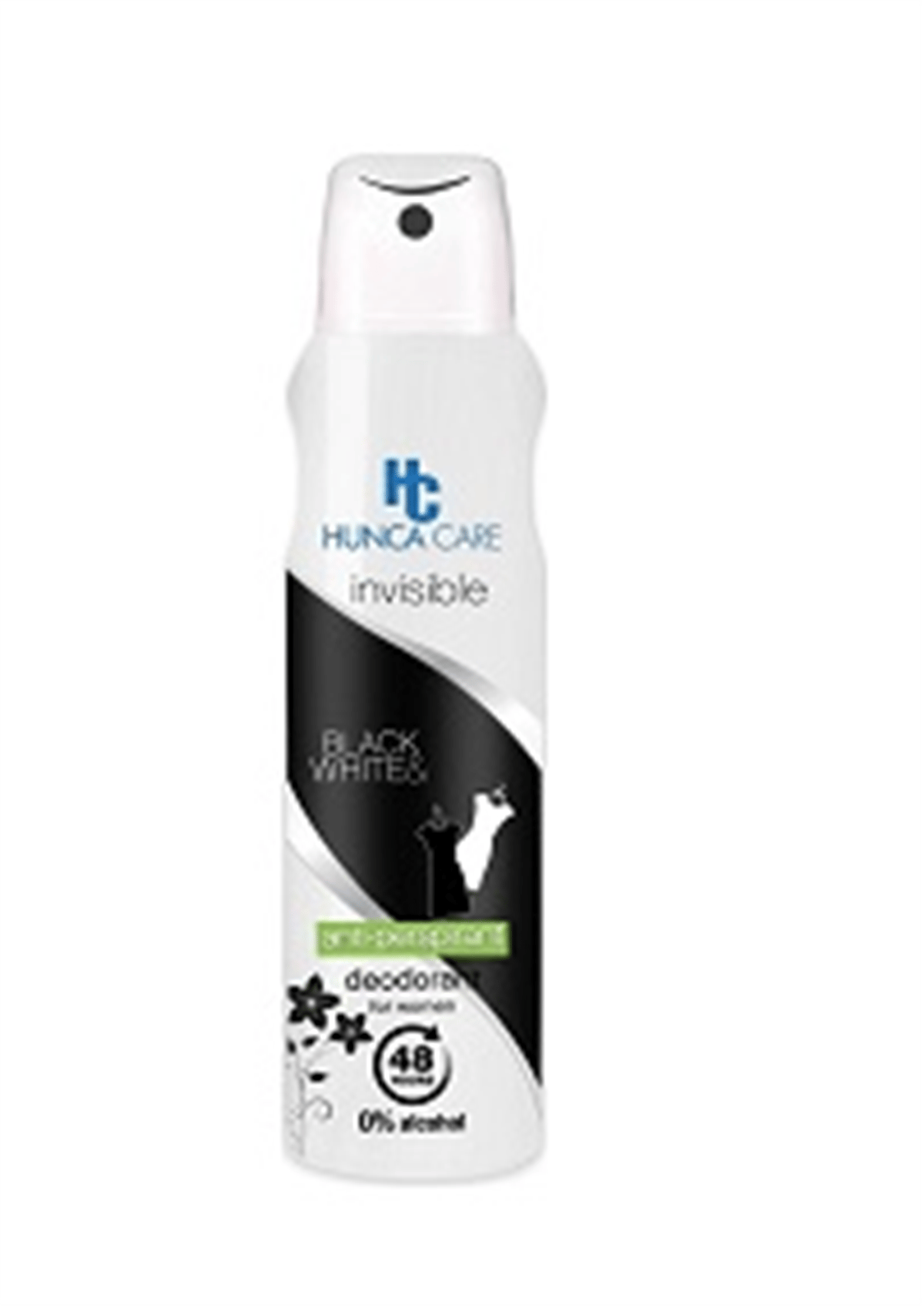 Hunca Care Deo Women Invisible Black - White 150ml