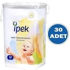 İpek Maxi Bebek Temizleme Pamuğu 60'lı