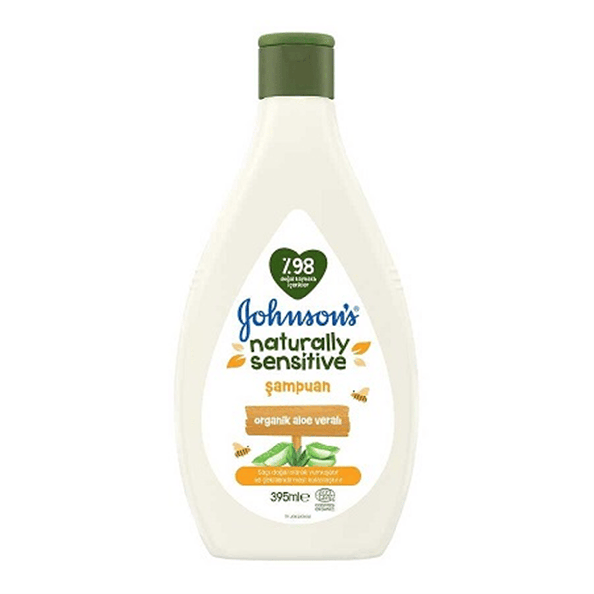 Johnsons Baby Naturally Sensitive Şampuan 395ml