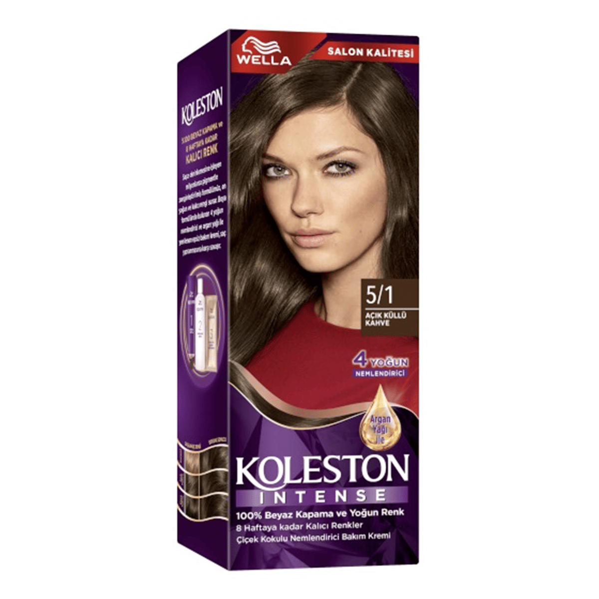 Koleston Naturel Intense Açık Küllü Kahve 5/1