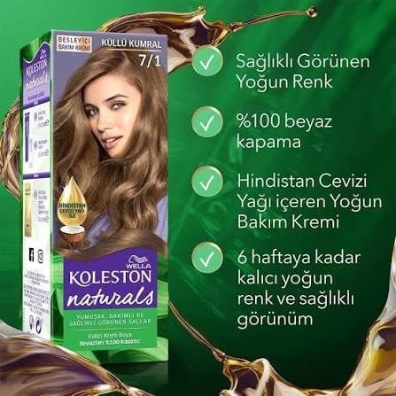 Koleston Naturel Maxi Küllü Kumral 7/1