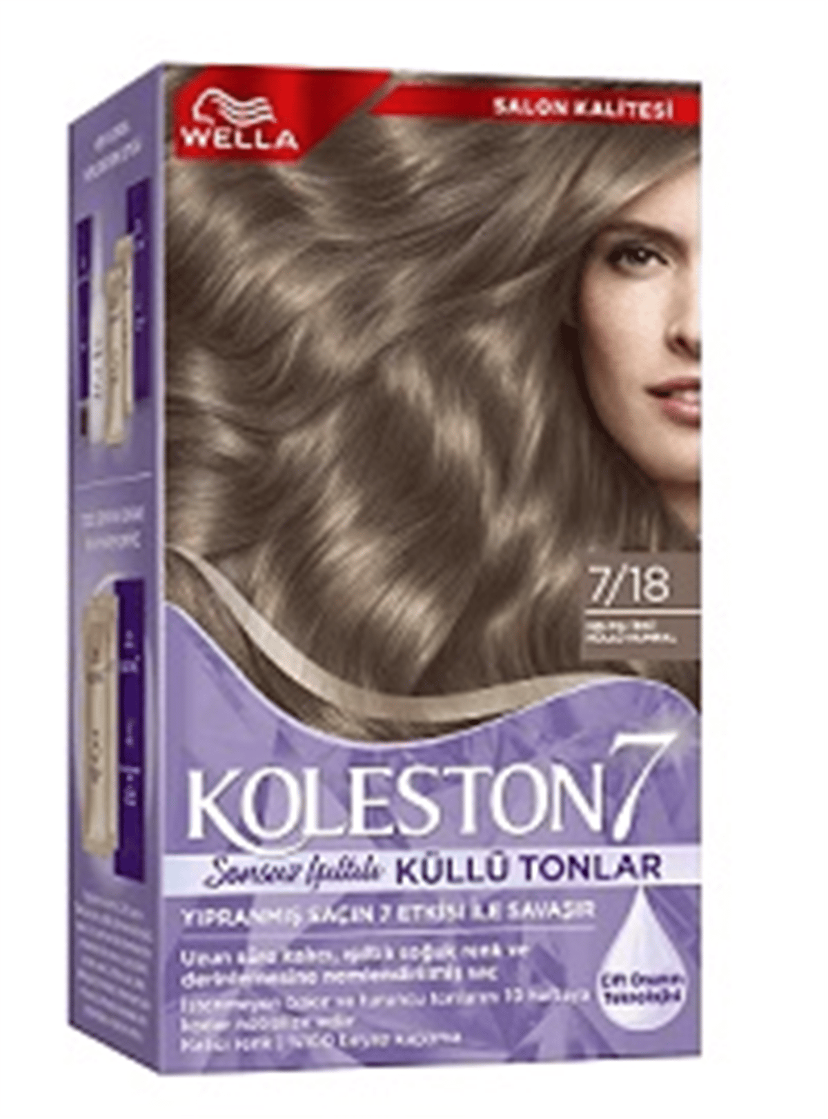 Koleston Saç Boya Set Işıltılı İnce Küllü Kumral 7/18