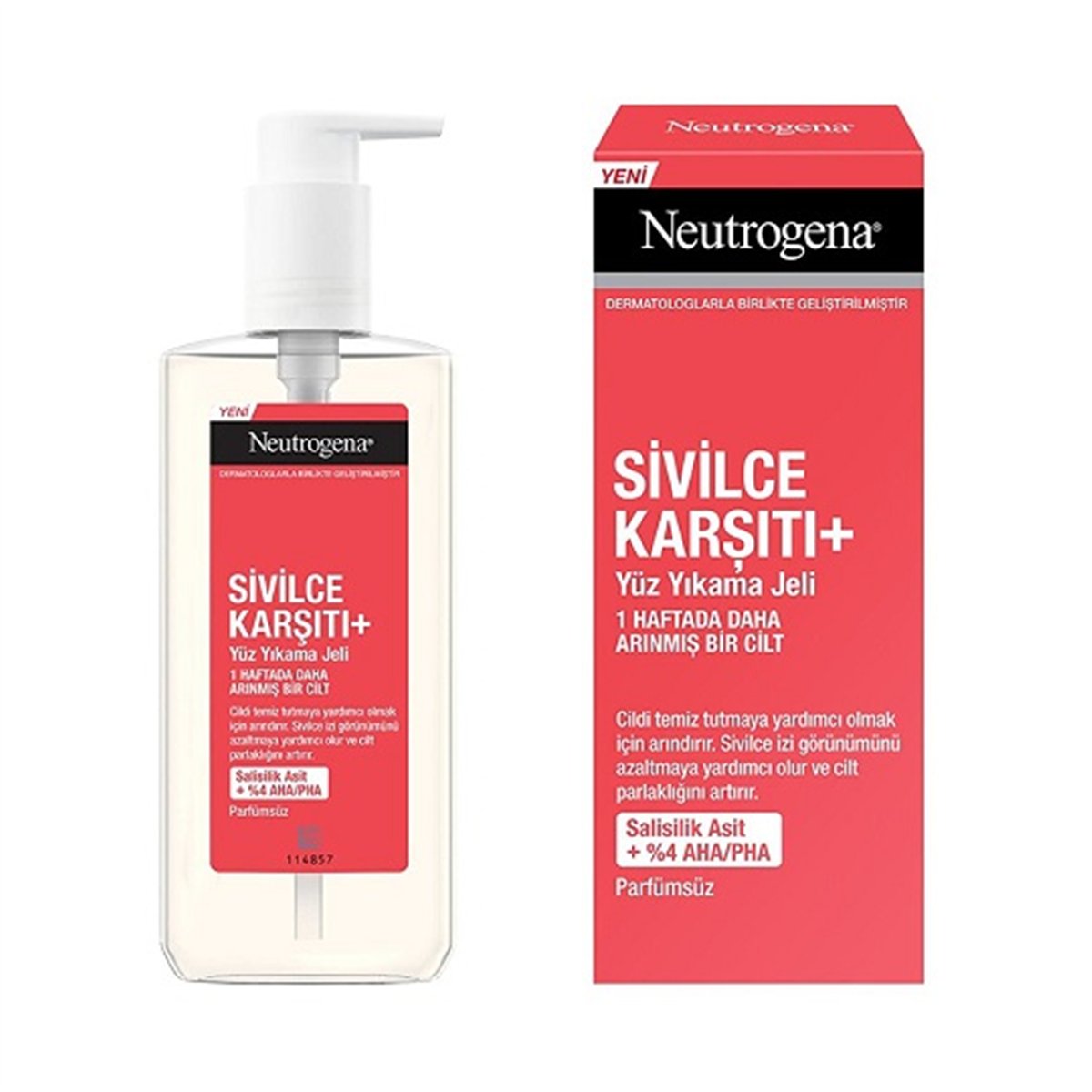 Neutrogena Sivilce Karşıtı Yüz Temizleme Jeli 200ml