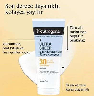 Neutrogena Ultra Sheer SPF30 Koruyucu Losyon 200 ml
