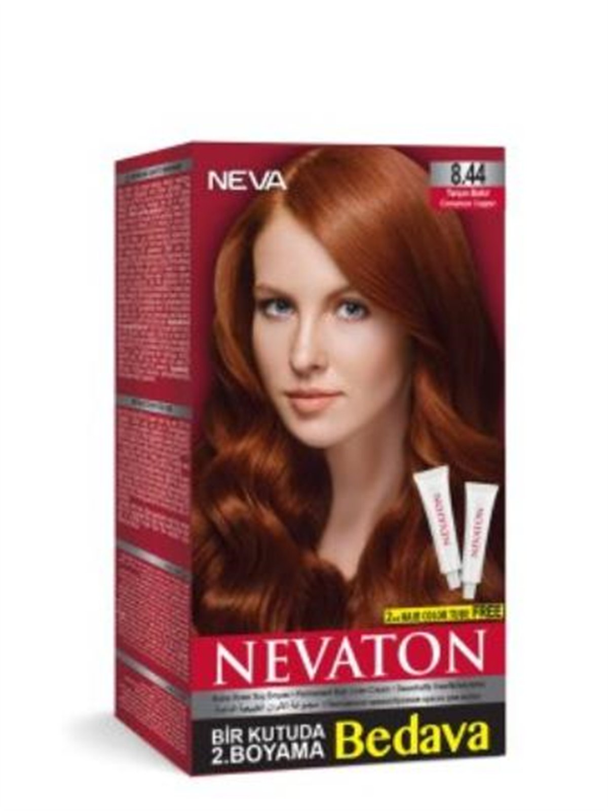 Nevaton Saç Boya Set Tarçın Bakır 8.44