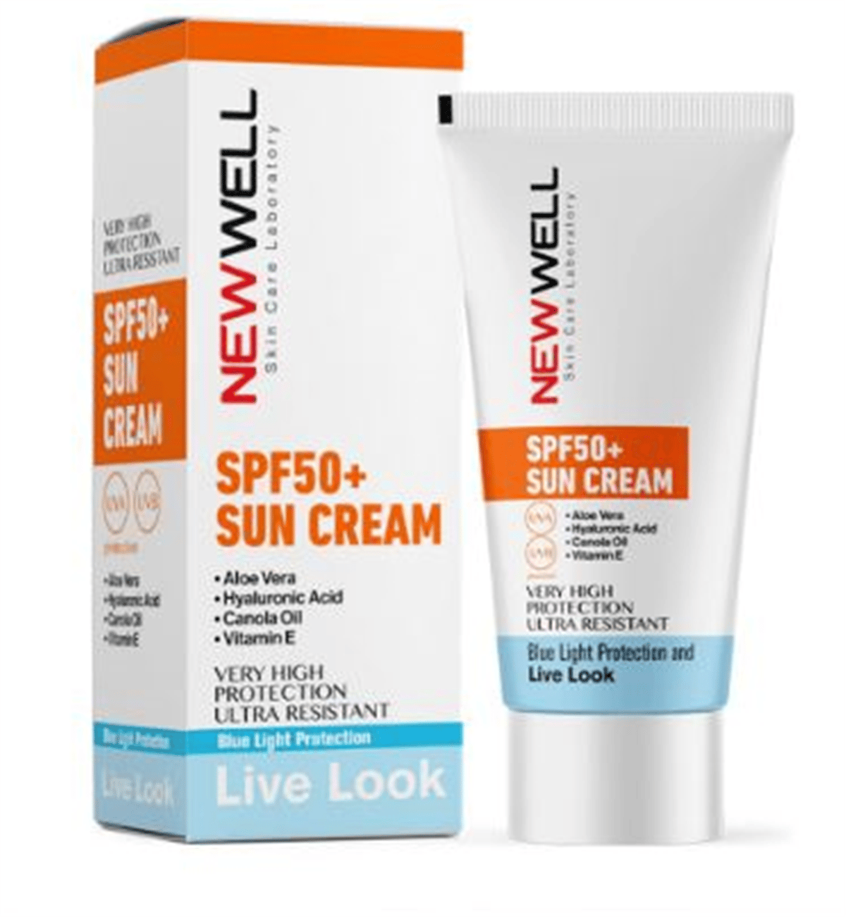 New Well Güneş Kremi Mavi Işık Live Look  50gr