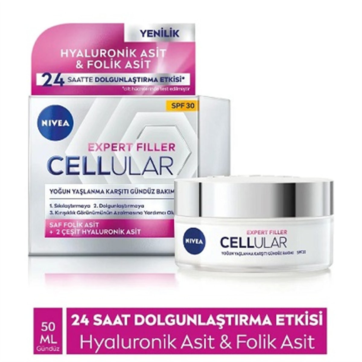 Nivea Cll Yaşlanma Karşıtı Gündüz 50ml Spf30