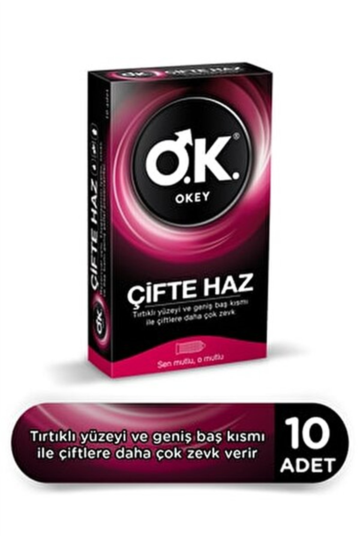 Okey Prezervatif Çifte Haz10'lu