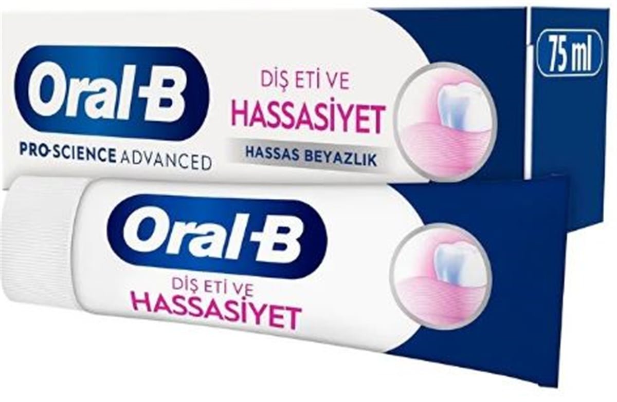 ORAL-B DİŞ MAC.75ML PROF.HASS.BEYAZ*12