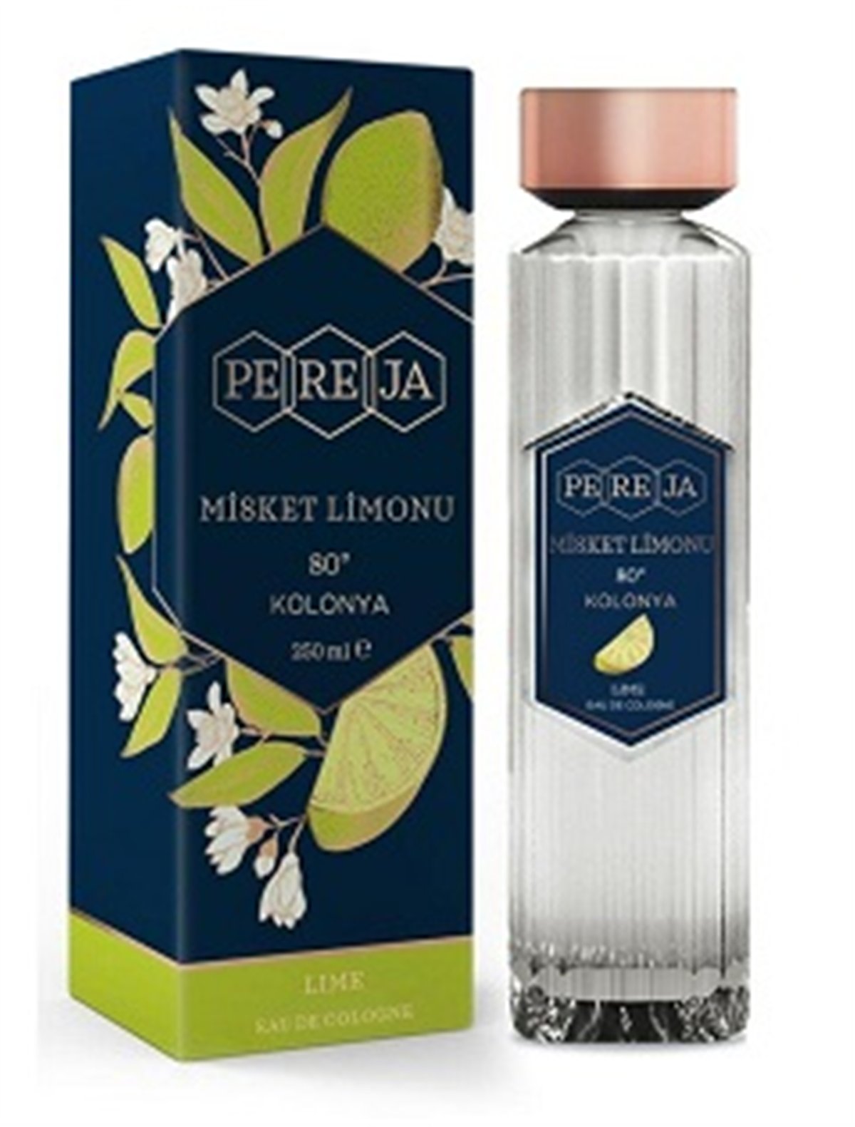 Pereja Kolonya Cam Şişe Misket Limonu 250ml