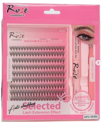 Rose Temu Kirpik Kitap 20-30-40 P 07 D Mıx*12