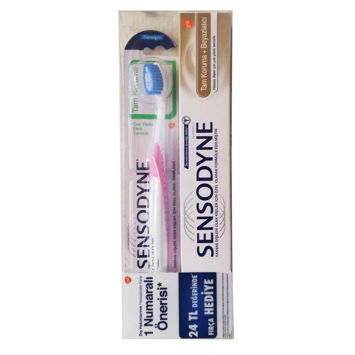Sensodyne Diş Macunu 75ml Tam Koruma + Fırça Hediyeli