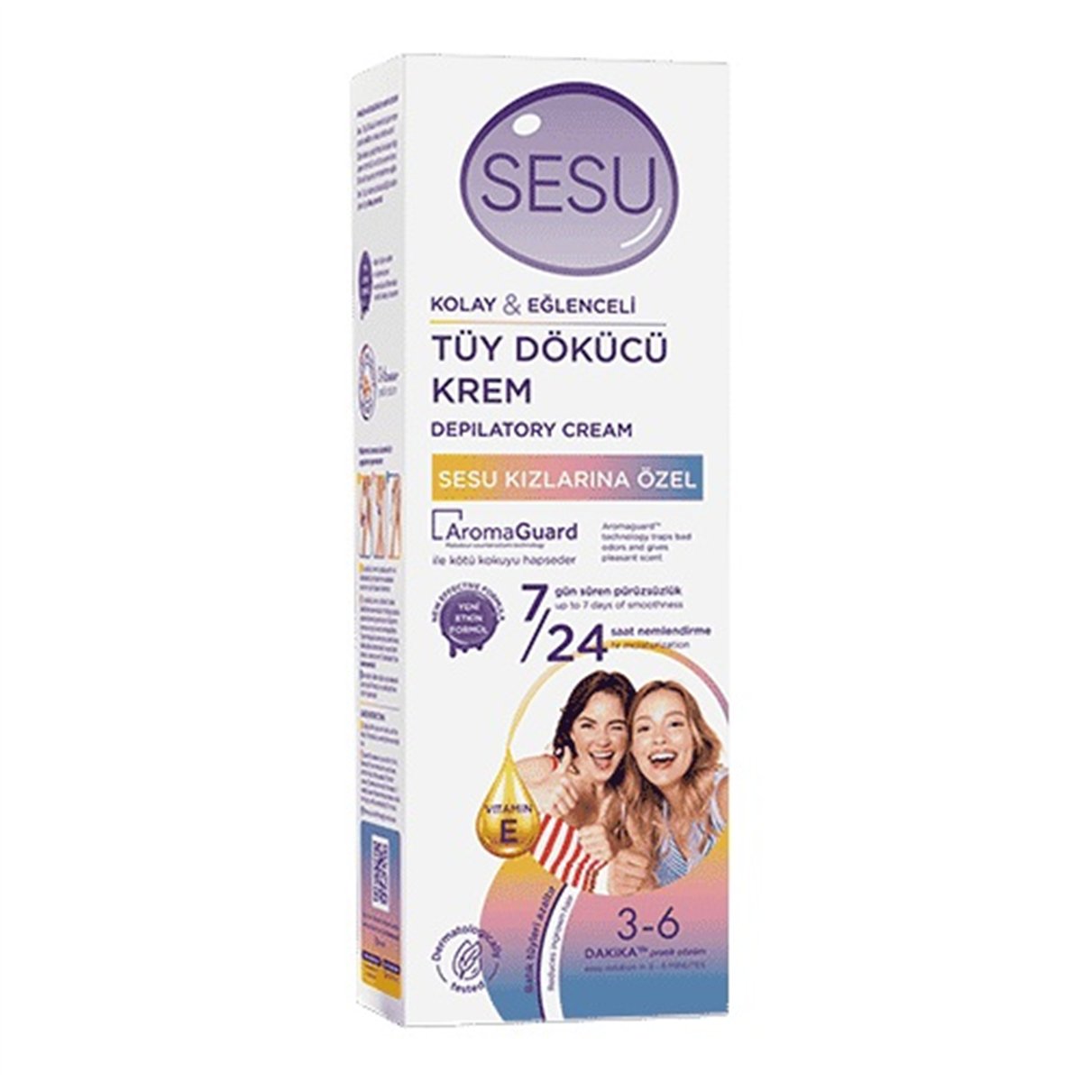 Sesu Tüy Dökücü Krem Kızlara Özel 100ml