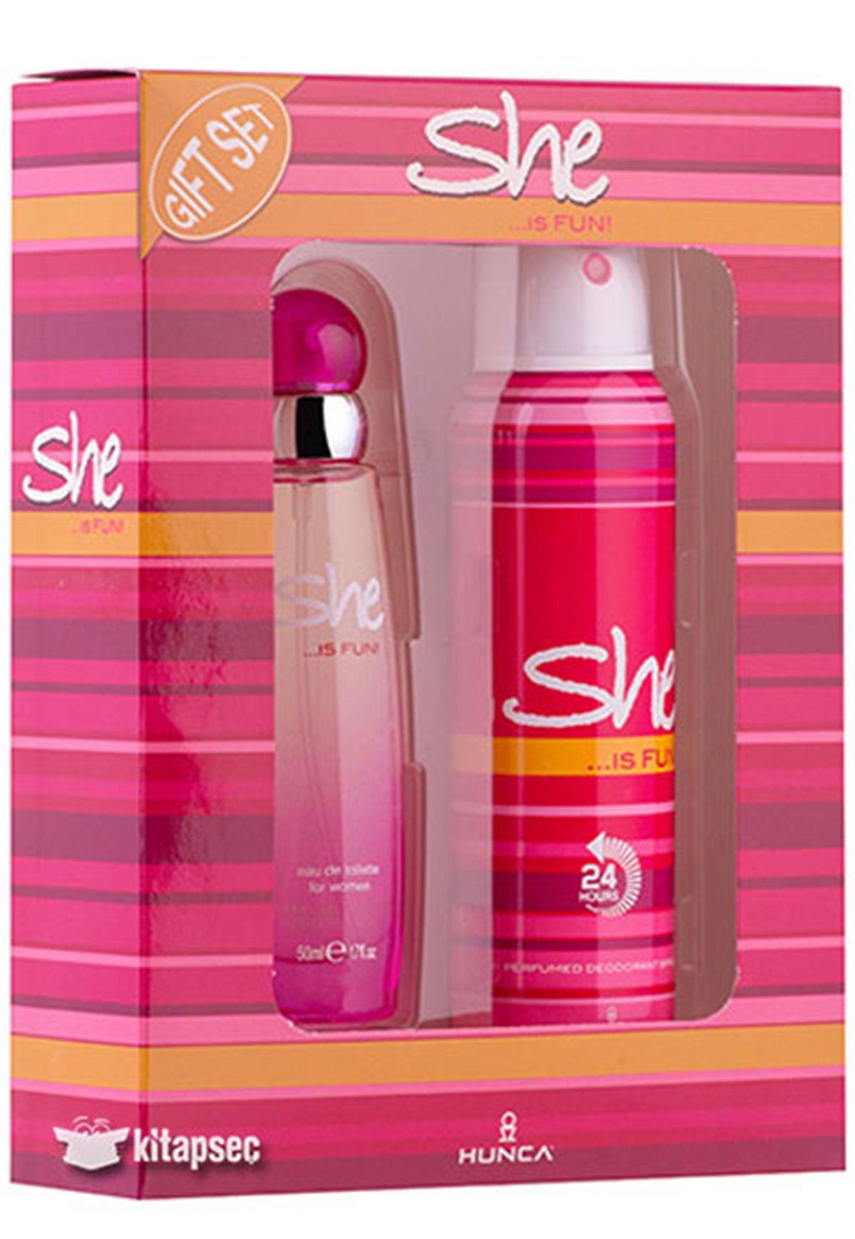 She Edt 50+Deodorant Bayan Fun Karton 150ml